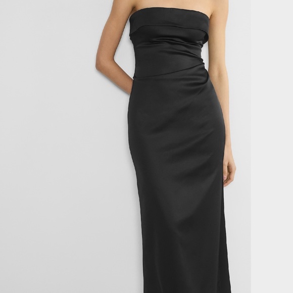 Aritzia Classic Black Strapless Dress - Picture 4 of 5